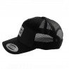 CASQUETTE RETRO BLACK TRUCKER NOIRE YEAH DUDE