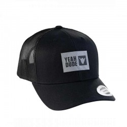 CASQUETTE RETRO BLACK TRUCKER NOIRE YEAH DUDE